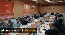 برگزاری جلسه شورای مدیران گروه های آموزشی دانشگاه فرهنگیان خراسان رضوی