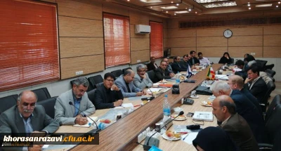 برگزاری جلسه شورای مدیران گروه های آموزشی دانشگاه فرهنگیان خراسان رضوی