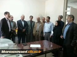 بازدید مدیر امور پردیس های دانشگاه فرهنگیان خراسان رضوی از حوزه برگزاری امتحانات پردیس شهید بهشتی 2