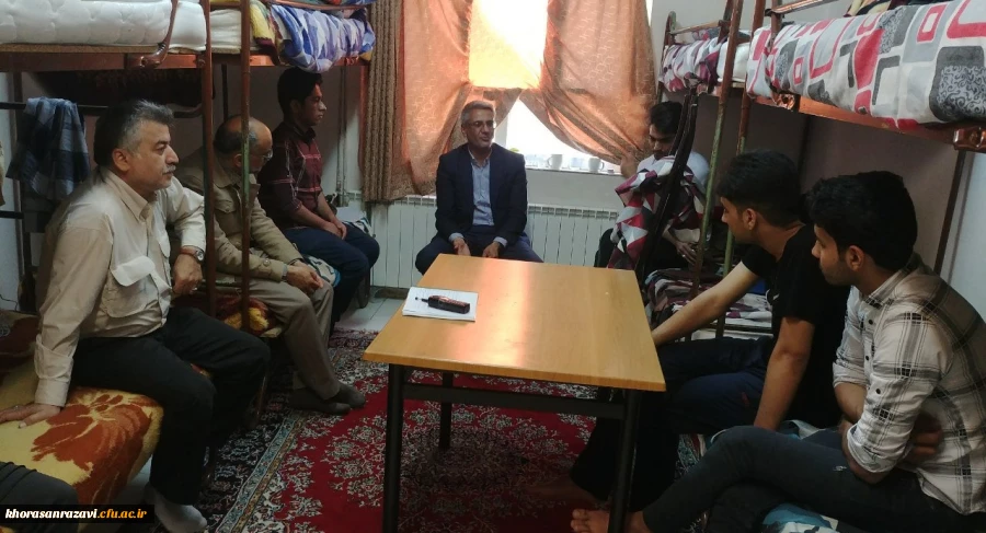 بازدید معاون توسعه توسعه منابع و امور دانشجویی دانشگاه فرهنگیان خراسان رضوی