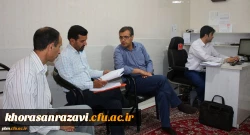 بازدید هیأت اعزامی مدیریت امور پردیس های استان از واحد شهید رجایی تربت حیدریه