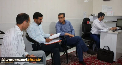 بازدید هیأت اعزامی مدیریت امور پردیس های استان از واحد شهید رجایی تربت حیدریه