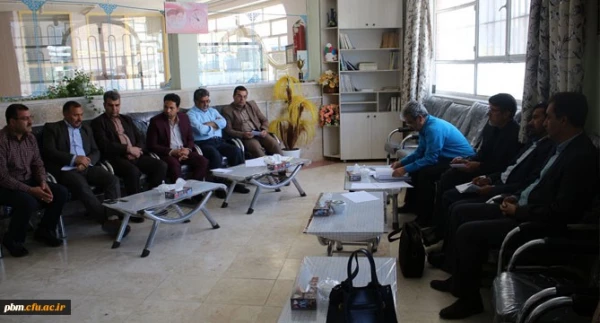 بازدید هیأت اعزامی مدیریت امور پردیس های استان از واحد شهید رجایی تربت حیدریه 2