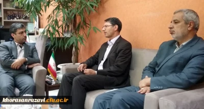 دیدار رئیس دانشگاه فرهنگیان خراسان رضوی با معاون هماهنگی امور اقتصادی استانداری خراسان رضوی