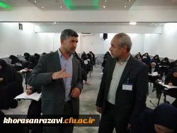 بازدید معاون مدیر کل آموزش و پرورش خراسان رضوی از محل برگزاری آزمون