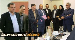 برگزاری جلسه مشترک رئیس دانشگاه فرهنگیان با مدیر کل آموزش و پرورش و معاونان دانشگاه فرهنگیان خراسان رضوی