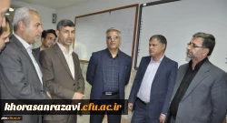 بازدید مدیرکل آموزش و پرورش خراسان رضوی از روند انجام مصاحبه داوطلبان ورود به دانشگاه فرهنگیان