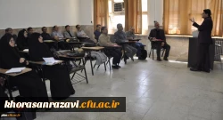 صبح امروز آیین گشایش 3 دوره آموزشی کشوری، در زمینه ترجمه و تألیف کتاب های درسی دانشگاهی در پردیس شهید بهشتی مشهد برگزار شد.