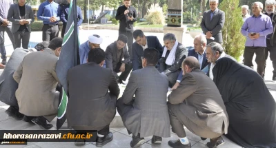 همزمان با آغاز سال تحصیلی و هفته دفاع مقدس انجام شد:

ادای احترام استادان، دانشجویان و کارکنان پردیس شهبد بهشتی به مقام والای شهدا