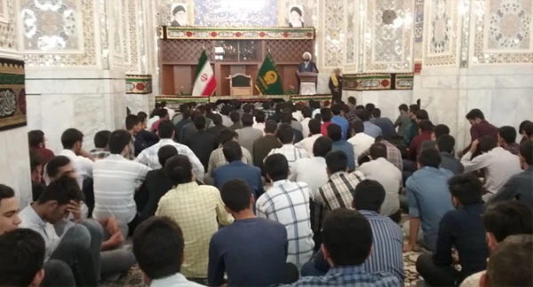 مراسم استقبال از دانشجو معلمان نو ورود پردیس شهید بهشتی خراسان رضوی در حرم مطهر امام رضا(ع) 2