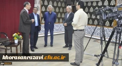 بازدید معاون دانشجویی دانشگاه فرهنگیان از پردیس شهید بهشتی خراسان رضوی