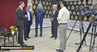 بازدید معاون دانشجویی دانشگاه فرهنگیان از پردیس شهید بهشتی خراسان رضوی