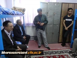 بازدید معاون دانشجویی دانشگاه فرهنگیان از دانشگاه فرهنگیان واحددانشور نیشابور 2