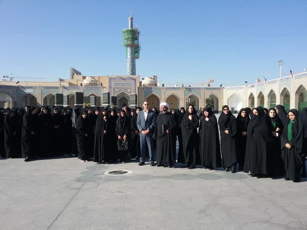  تشرف دانشجو معلمان جدید الورد پردیس شهید هاشمی نژاد مشهد به حرم مطهر رضوی  4