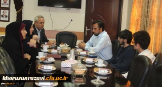 برگزاری جلسه مشترک دانشگاه فرهنگیان و شورای راهبردی مدیریت سبز دانشگاه فردوسی مشهد