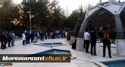 عزیمت دانشجومعلمان خراسان رضوی به راهپیمایی اربعین