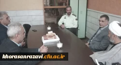 دیدار معاونان دانشگاه فرهنگیان خراسان رضوی با معاون اجتماعی فرمانده انتظامی استان