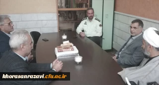 به مناسبت بزرگداشت هفته نیروی انتظامی صورت گرفت؛

دیدار معاونان دانشگاه فرهنگیان خراسان رضوی با معاون اجتماعی فرمانده انتظامی استان