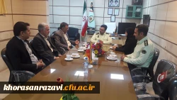 تبریک مدیریت و همکاران واحد آموزش عالی دانشگاه فرهنگیان ثامن الحجج(ع) به پرسنل کلانتری 7 تیر 2