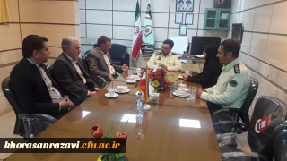 به مناسبت بزرگداشت هفته نیروی انتظامی انجام شد؛

تبریک مدیریت و همکاران واحد آموزش عالی دانشگاه فرهنگیان ثامن الحجج(ع) به پرسنل کلانتری 7 تیر