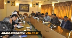 برگزاری جلسه شورای پردیس شهید بهشتی