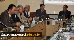 عصر امروز، چهارشنبه 22 آبان 98 آیین معارفه معاون توسعه منابع و امور دانشجویی پردیس شهید بهشتی مشهد برگزار شد.