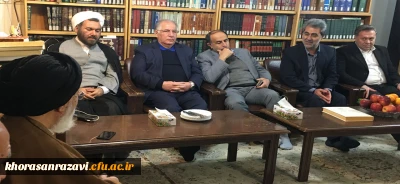 در مشهد انجام شد؛

دیدار اعضای هیات مدیره بنیاد خیرین حامی دانشگاه فرهنگیان با آیت الله سید جعفر سیدان 