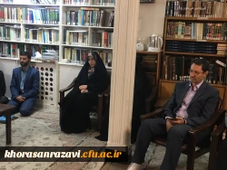 دیدار اعضای هیات مدیره بنیاد خیرین حامی دانشگاه فرهنگیان با آیت الله سید جعفر سیدان  3