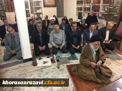 دیدار اعضای هیات مدیره بنیاد خیرین حامی دانشگاه فرهنگیان با آیت الله سید جعفر سیدان  4