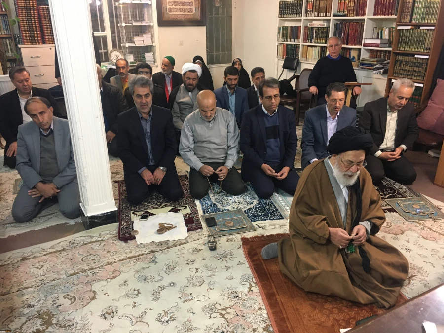 دیدار اعضای هیات مدیره بنیاد خیرین حامی دانشگاه فرهنگیان با آیت الله سید جعفر سیدان  4