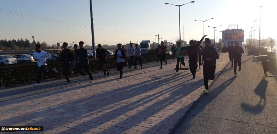 برگزاری مسابقه دو استقامت در دانشگاه فرهنگیان دانشور نیشابور