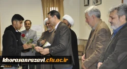 دیدار مسئولان دانشگاه فرهنگیان خراسان رضوی با دانشجومعلمان در کلاس های درس