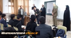 دیدار مسئولان دانشگاه فرهنگیان خراسان رضوی با دانشجومعلمان در کلاس های درس 2