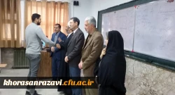 دیدار مسئولان دانشگاه فرهنگیان خراسان رضوی با دانشجومعلمان در کلاس های درس 4