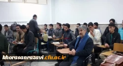دیدار مسئولان دانشگاه فرهنگیان خراسان رضوی با دانشجومعلمان در کلاس های درس 7