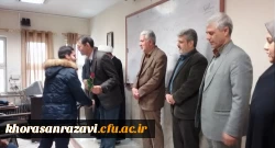 دیدار مسئولان دانشگاه فرهنگیان خراسان رضوی با دانشجومعلمان در کلاس های درس 9