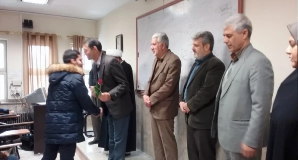 دیدار مسئولان دانشگاه فرهنگیان خراسان رضوی با دانشجومعلمان در کلاس های درس 9