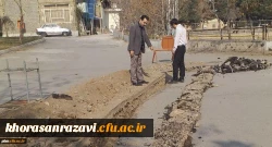 انجام عملیات انتقال فیبر نوری به کارگاه ها و سراهای دانشجویی 2