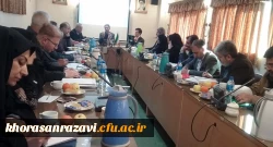 برگزاری جلسه شورای آموزشی دانشگاه فرهنگیان خراسان رضوی