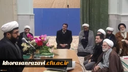 حضور اساتید و دانشجویان دانشگاه فرهنگیان نیشابور در مراسم روز وحدت حوزه و دانشگاه 3