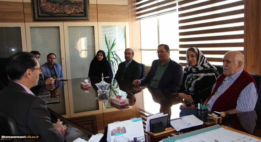 بازدید خیرین و مدیریت امور پردیس های استان خراسان رضو ی از فعالیت های عمرانی پردیس شهید هاشمی نژاد