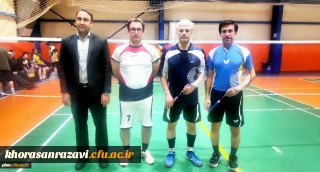 کسب جام اخلاق مسابقات بدمینتون کارکنان ادارات و سازمان های خراسان رضوی توسط دانشگاه فرهنگیان