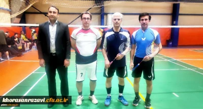 کسب جام اخلاق مسابقات بدمینتون کارکنان ادارات و سازمان های خراسان رضوی توسط دانشگاه فرهنگیان