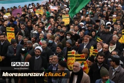 گزارش تصویری راهپیمایی دانشگاهیان دانشگاه فرهنگیان خراسان رضوی در گرامیداشت حماسه 9 دی ماه 2