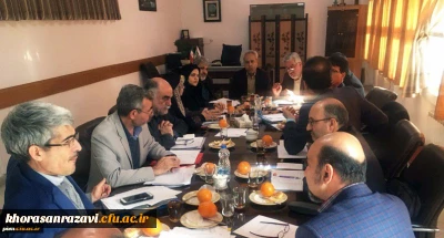 برگزاری جلسه مدیران گروه های آموزشی دانشگاه فرهنگیان خراسان رضوی