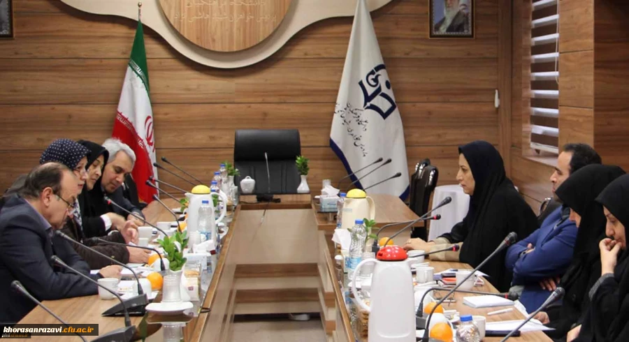 برگزاری دومین جلسه اعضای مجمع خیرین خراسان رضوی حامی دانشگاه فرهنگیان 