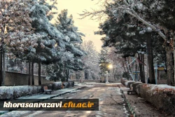 گالری تصاویر  روز های برفی دانشگاه فرهنگیان خراسان رضوی  10