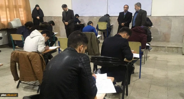 بازدید مدیر امور پردیس های خراسان رضوی از حوزه برگزاری آزمون های پایان نیم سال پردیس شهید بهشتی