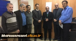 بازدید مدیر امور پردیس های خراسان رضوی از حوزه برگزاری آزمون های پایان نیم سال پردیس شهید بهشتی 3