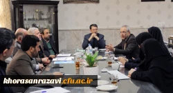 برگزاری جلسه ستاد برگزاری جشنواره ی کشوری آموزش زبان عربی در دانشگاه فرهنگیان استان خراسان رضوی